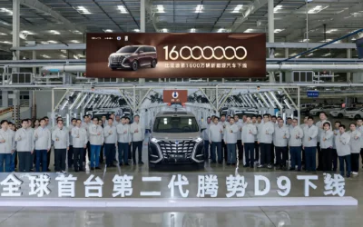 Cetak Rekor, Produksi Kendaraan Listrik BYD Tembus 16 Juta Unit